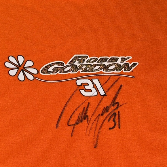 NASCAR Autographed Women orange T-Shirt
Chase Authentics Cotton 2XL ROBBY
GORDON - Picture 5 of 9